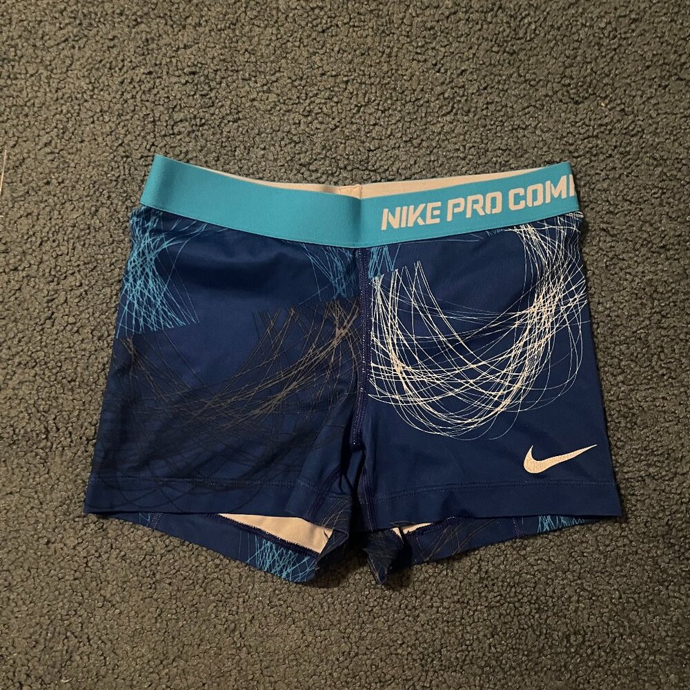 Blue Nike Pro Combats